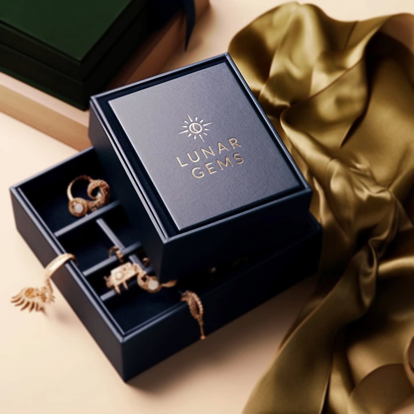 Branding for Lunar Gems✨️
The colour palette is quite minimalist and compliments the natural beauty of gemstone focused jewellery that Lunar specialises in.
Gold embossed packaging adds a touch of luxury to the final product🌟 Scroll to see pattern designs for their signature wrapping paper✂️🙈📦
#branddesigner #packagingdesign #graphicdesign #branding #logodesign #logo #jewellerydesign #brandingscotland #jewellerybrand #boutiquestyle #gemstonejewelry #gemstones #goldjewellery #brandingagency #thestockbridgestudio