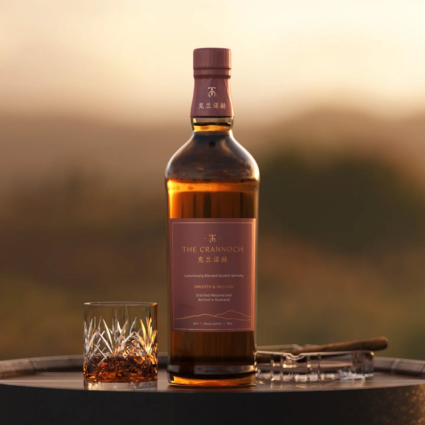 Branding for The Crannoch✨️ A new Scotch
Whisky Company🥃 Designed with adaptability in mind for the Chinese market, it was an interesting challenge to experiment with Chinese fonts & typography. The gold foil finish elevates the luxury feel of the design!
#packagingdesign #brandingdesign #scotland